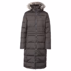 Trespass Womens Down Jacket Longer Length Phyllis - 12, Black