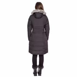 Trespass Womens Down Jacket Longer Length Phyllis - 12, Black