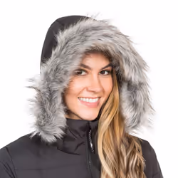 Trespass Womens Down Jacket Longer Length Phyllis - 12, Black