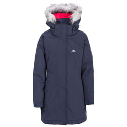 Trespass Girls Waterproof Jacket Fame - 11-12 Years, Navy