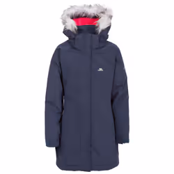 Trespass Girls Waterproof Jacket Fame - 3-4 Years, Navy