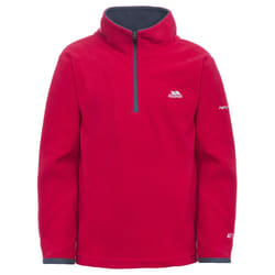 Trespass Boys 1/2 Zip Fleece Jumper Pullover Etto - 11-12 Years, Red