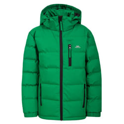 Trespass Boys Padded Jacket Hooded Tuff - 9-10 Years, Clover