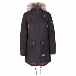Trespass Womens Parka Jacket Waterproof Clea - 8, Black