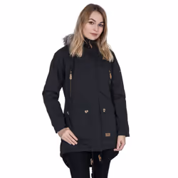 Trespass Womens Parka Jacket Waterproof Clea - 8, Black