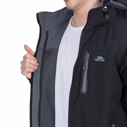 Trespass Mens Softshell Jacket Accelerato - S, Black - Additional view 7