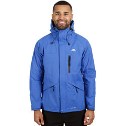 Trespass Mens Corvo Waterproof Windproof Outdoor Walking Hiking Jacket Coat - S, Blue