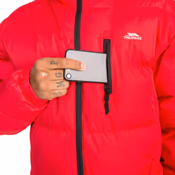 Trespass Mens Padded Jacket Casual Winter Coat Xxs - XXS, Red
