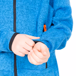 Trespass Boys Fleece Heavyweight Jumper Mario - 11-12 Years, Blue Marl
