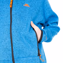Trespass Boys Fleece Heavyweight Jumper Mario - 11-12 Years, Blue Marl