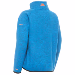 Trespass Boys Fleece Heavyweight Jumper Mario - 3-4 Years, Blue Marl