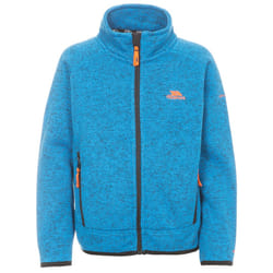 Trespass Boys Fleece Heavyweight Jumper Mario - 5-6 Years, Blue Marl