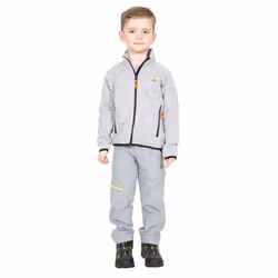 Trespass Boys Fleece Heavyweight Jumper Mario - 7-8 Years, Grey Marl