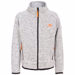Trespass Boys Fleece Heavyweight Jumper Mario - 9-10 Years, Grey Marl