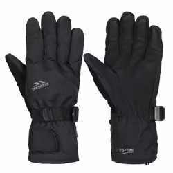 Trespass Adults Ski Gloves Waterproof Ergon II - XL, Black