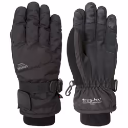 Trespass Kids Ski Gloves Insulated Ergon II - 5/7, Black