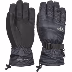 Trespass Adults Embray Outdoor Warm Waterproof Ski Skiing Snowboarding Gloves - XL, Black