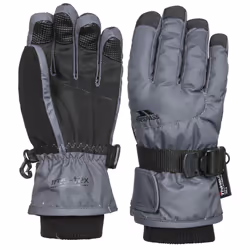 Trespass Kids Ski Gloves Insulated Ergon II - 2/4, Carbon
