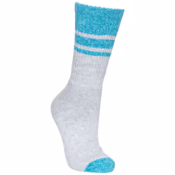 Trespass Womens Anti Blister Walking Socks 2 Pack - 3/6, Marine Marl/Raspberry Marl