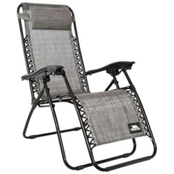 Trespass Sun Lounger Chair Reclining Glenesk - EACH, Grey Marl