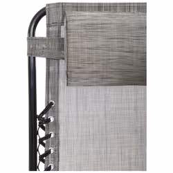 Trespass Sun Lounger Chair Reclining Glenesk - EACH, Grey Marl
