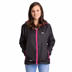 Trespass Womens Waterproof Jacket Packaway Qikpac - 16, Black