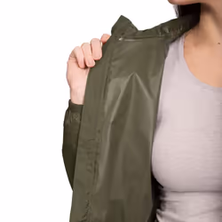 Trespass Womens Waterproof Jacket Packaway Qikpac - 12, Moss - Additional view 3