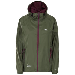 Trespass Womens Waterproof Jacket Packaway Qikpac - 10, Moss