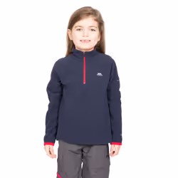 Trespass Girls 1/2 Zip Jumper Pullover Sybil - 2-3 Years, Navy