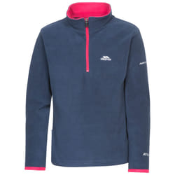 Trespass Girls 1/2 Zip Jumper Pullover Sybil - 5-6 Years, Navy