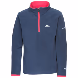 Trespass Girls 1/2 Zip Jumper Pullover Sybil - 9-10 Years, Navy