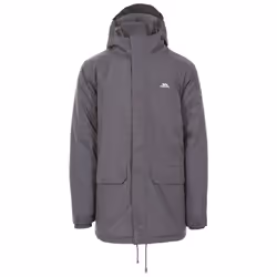 Trespass Mens Waterproof Jacket Taped Seams Glover - L, Dark Grey Marl