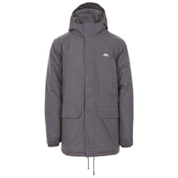 Trespass Mens Waterproof Jacket Taped Seams Glover - L, Dark Grey Marl