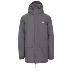 Trespass Mens Waterproof Jacket Taped Seams Glover - XS, Dark Grey Marl