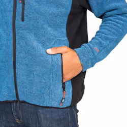 Trespass Mens Fleece Jacket Full Zip Jynx - XXL, Blue