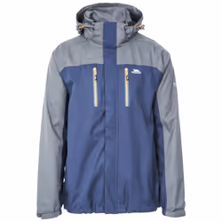 Trespass Mens Waterproof Jacket Hooded Wooster - S, Navy