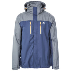 Trespass Mens Waterproof Jacket Hooded Wooster - S, Navy