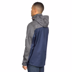 Trespass Mens Waterproof Jacket Hooded Wooster - S, Navy