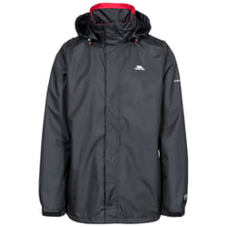 Trespass Mens Waterproof Jacket Hooded Fraser II - M, Black