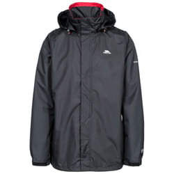 Trespass Mens Waterproof Jacket Hooded Fraser II - XS, Black