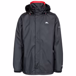 Trespass Mens Waterproof Jacket Hooded Fraser II - XXS, Black
