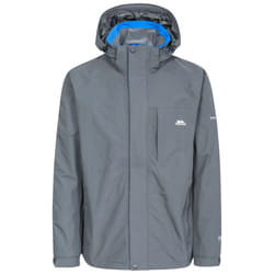 Trespass Mens Waterproof Jacket Hooded Edwards II - L, Carbon