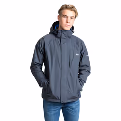 Trespass Mens Waterproof Jacket Hooded Edwards II - XXL, Carbon