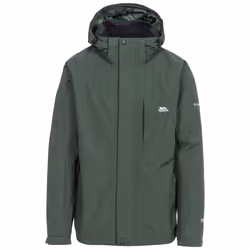Trespass Mens Waterproof Jacket Hooded Edwards II - M, Olive