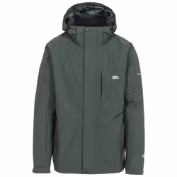 Trespass Mens Waterproof Jacket Hooded Edwards II - XXS, Olive