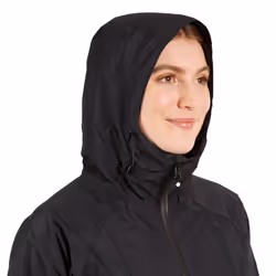 Trespass Womens Waterproof Jacket Daytrip - 6, Black