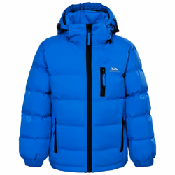 Trespass Boys Padded Jacket Hooded Tuff - 3-4 Years, Blue