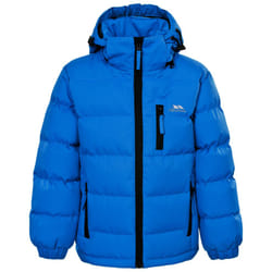 Trespass Boys Padded Jacket Hooded Tuff - 7-8 Years, Blue