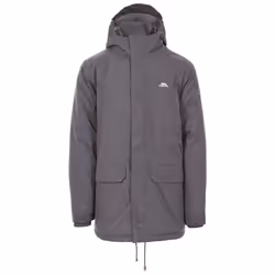 Trespass Mens Waterproof Jacket Taped Seams Glover - 3XL, Dark Grey Marl