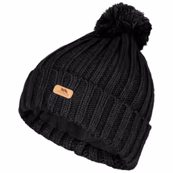 Trespass Unisex Bobble Hat Thorns - EACH, Black